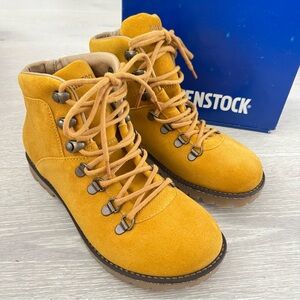 Birkenstock "Jackson" Suede Lace Hiking Boots Lace Up 36 Narrow NIB